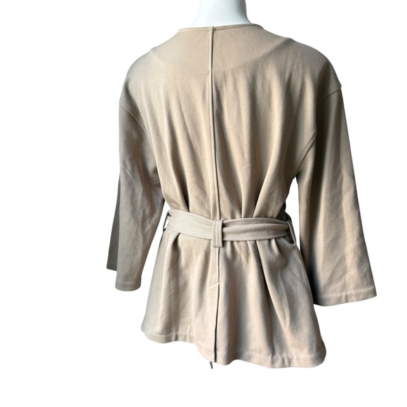 NWT, Banana Republic Factory Twill Knit Jacket, Sz L - Picture 9 of 12